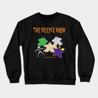 Meeple Mash, black Crewneck Sweatshirt